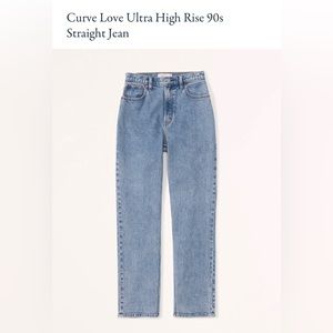 Abercrombie 90’s Straight Leg Jeans